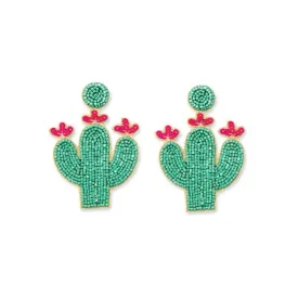 Cactus Joy Beaded {{EARRINGS}} MYRA