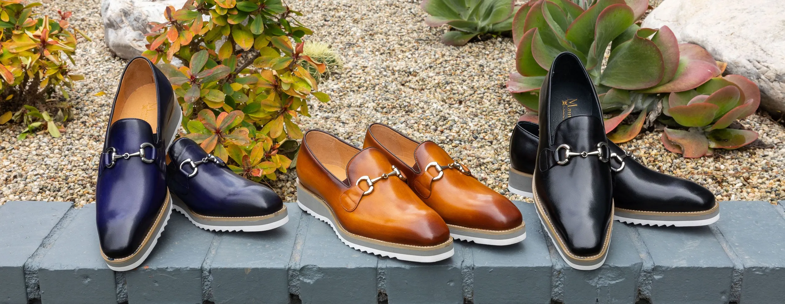 Calfskin Slip-On Horsebit Loafer Cognac