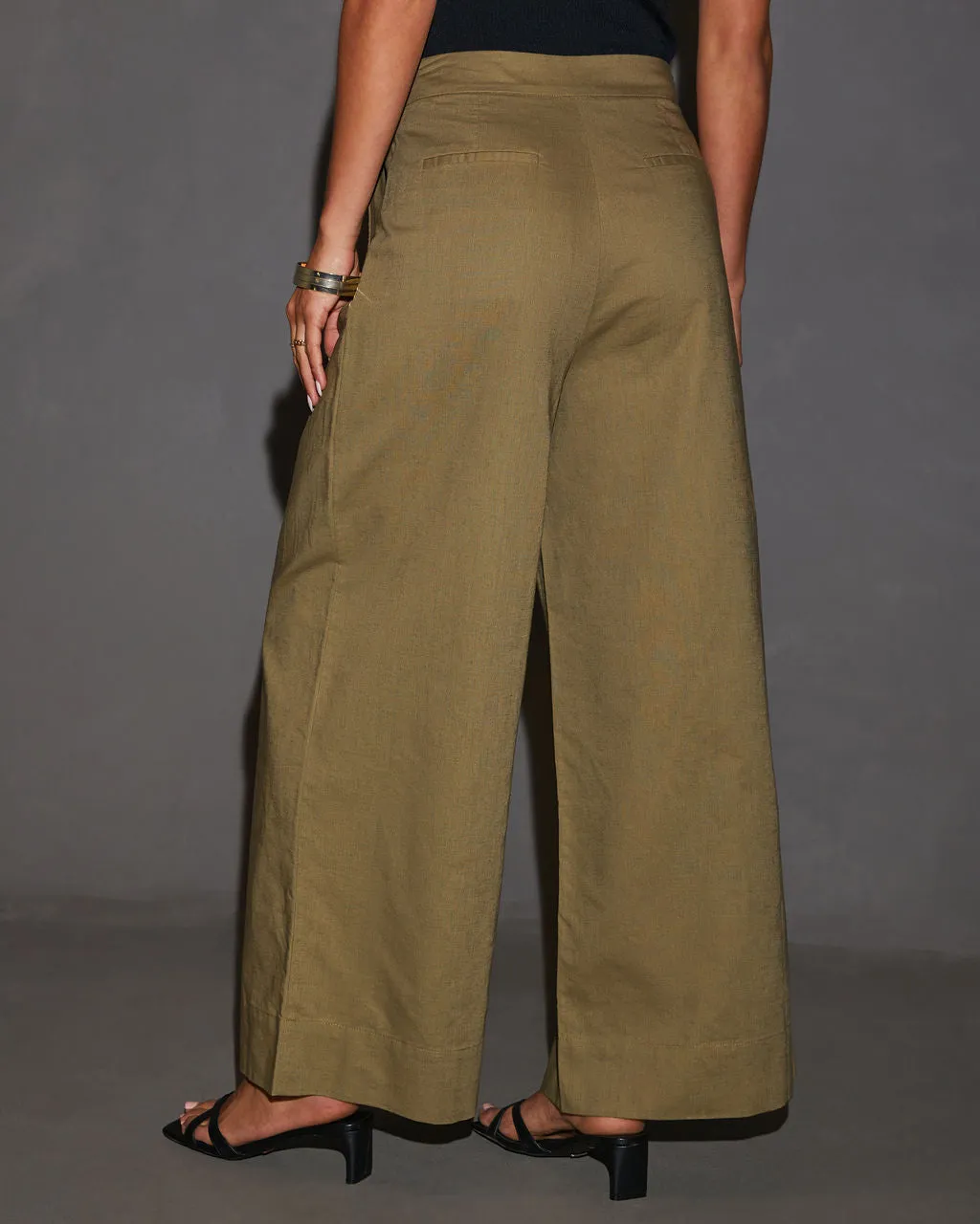 Camie Wide Leg Linen Pants