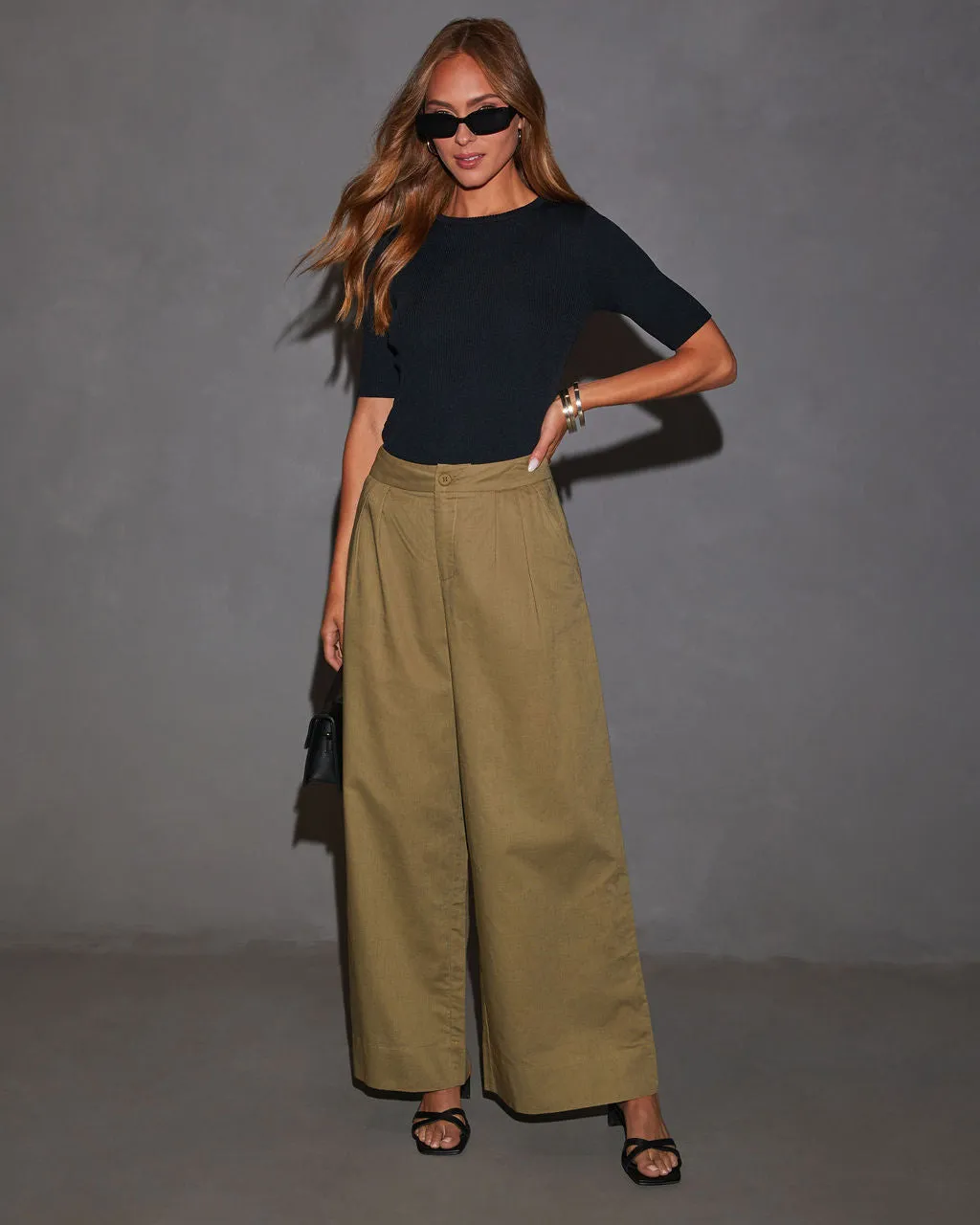 Camie Wide Leg Linen Pants