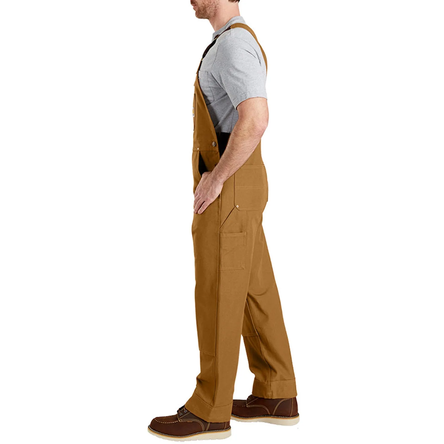 Carhartt Men's Duck Bib Overall_Carhartt Brown