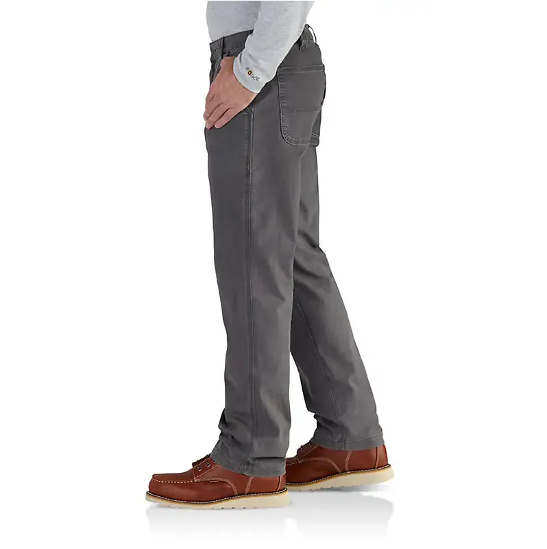 Carhartt - Men's Rugged Flex Relaxed Fit Canvas Work Pant - 102291 Gravel