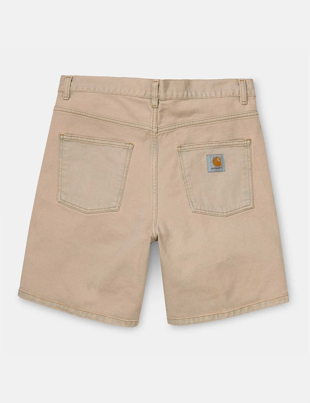 Carhartt-WIP Newel Denim Shorts - Blue, Sand Bleached