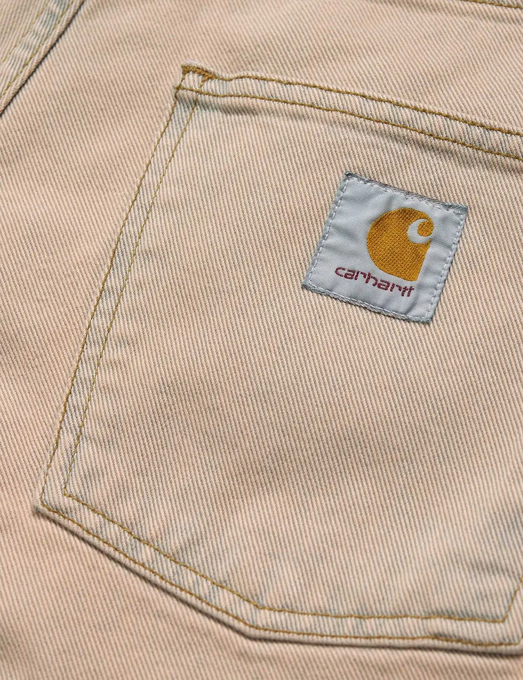 Carhartt-WIP Newel Denim Shorts - Blue, Sand Bleached