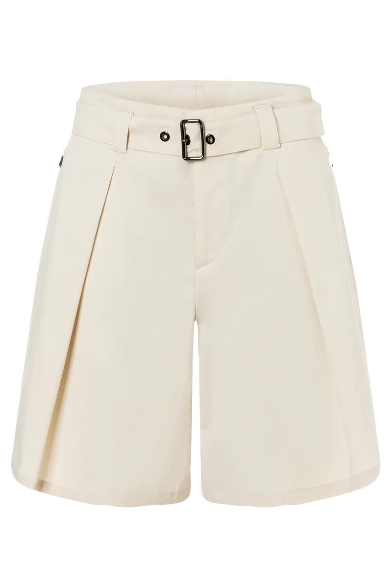 Celia Cream High-Waisted Golf Culottes