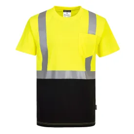 Class 2 Portwest Nashville Two-Tone T-Shirt Yellow/Black