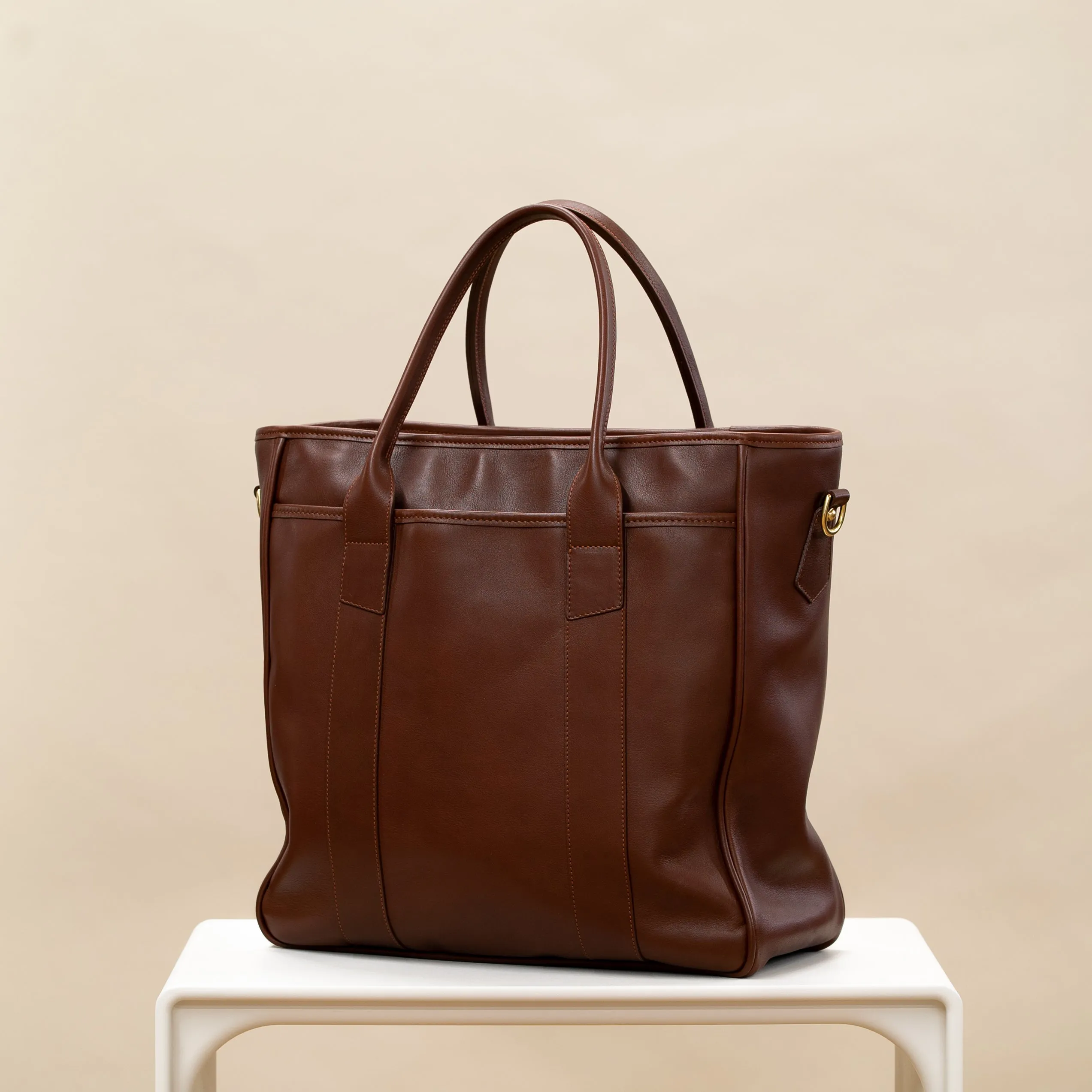 Commuter Tote - Tumbled Leather