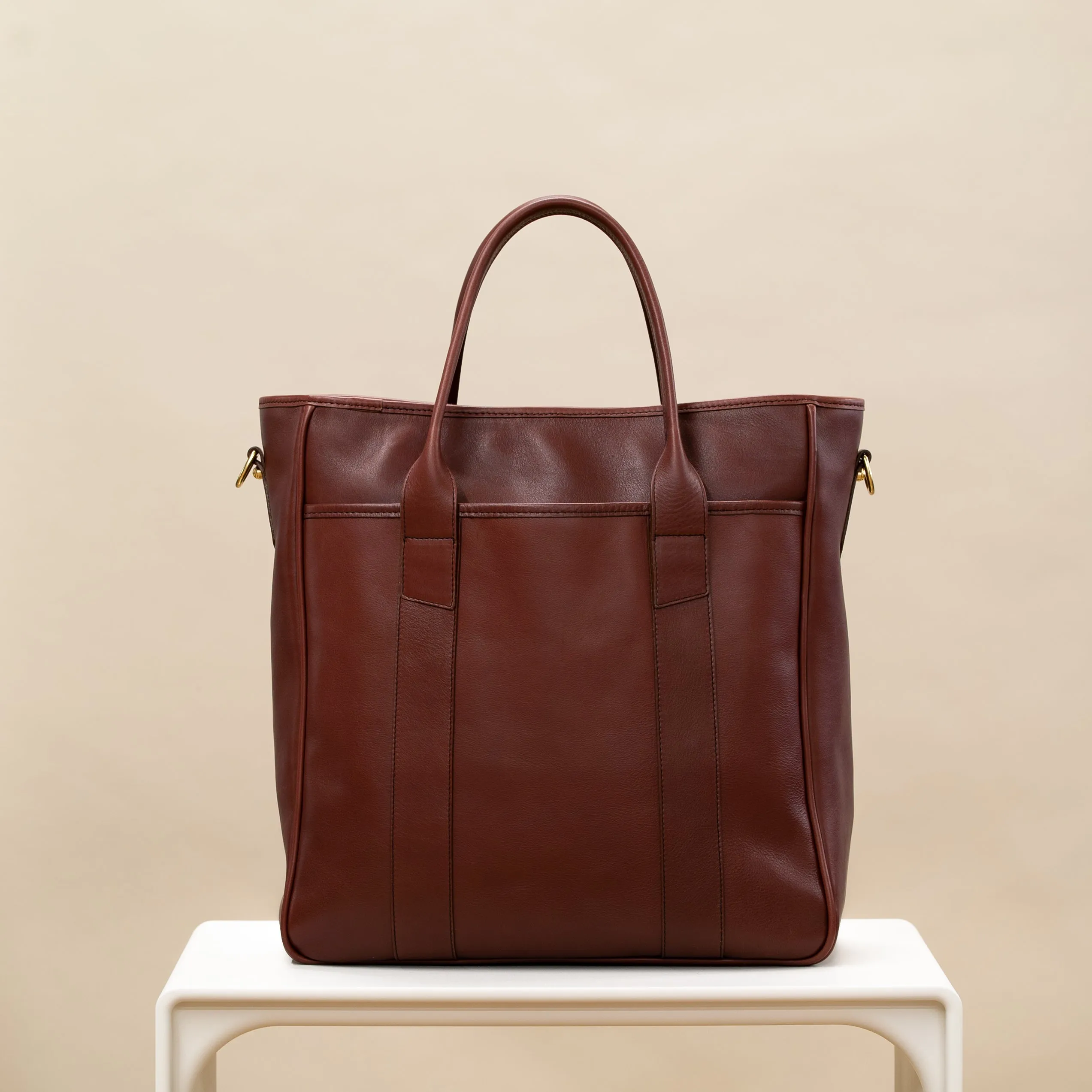 Commuter Tote - Tumbled Leather