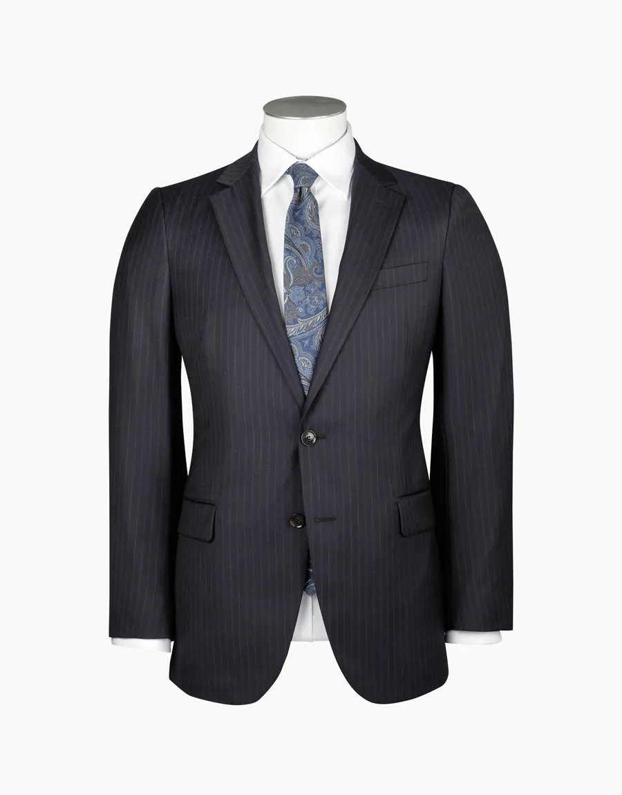 Cooper Navy Stripe Suit Jacket