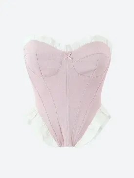 Coquette Pink Corset Top