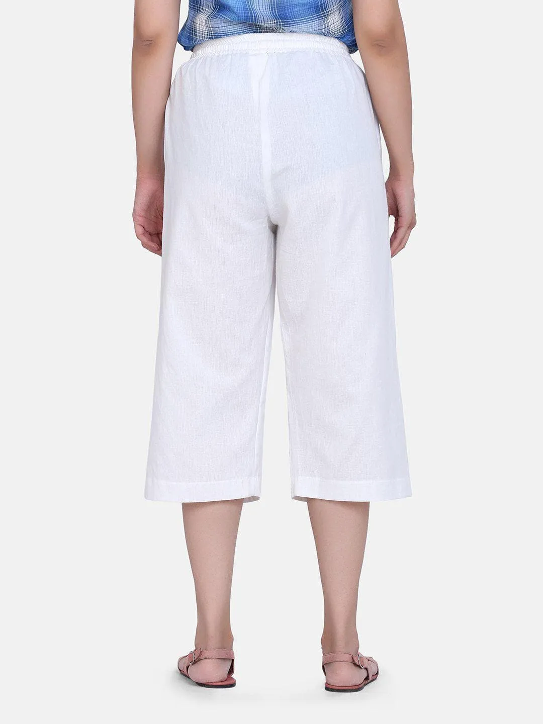 Cotton Culottes - White