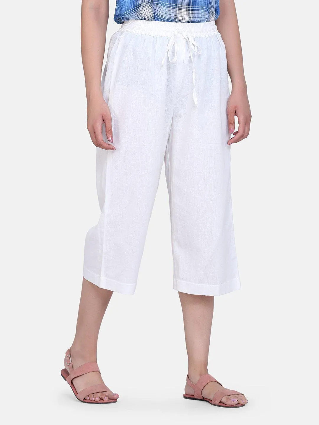 Cotton Culottes - White