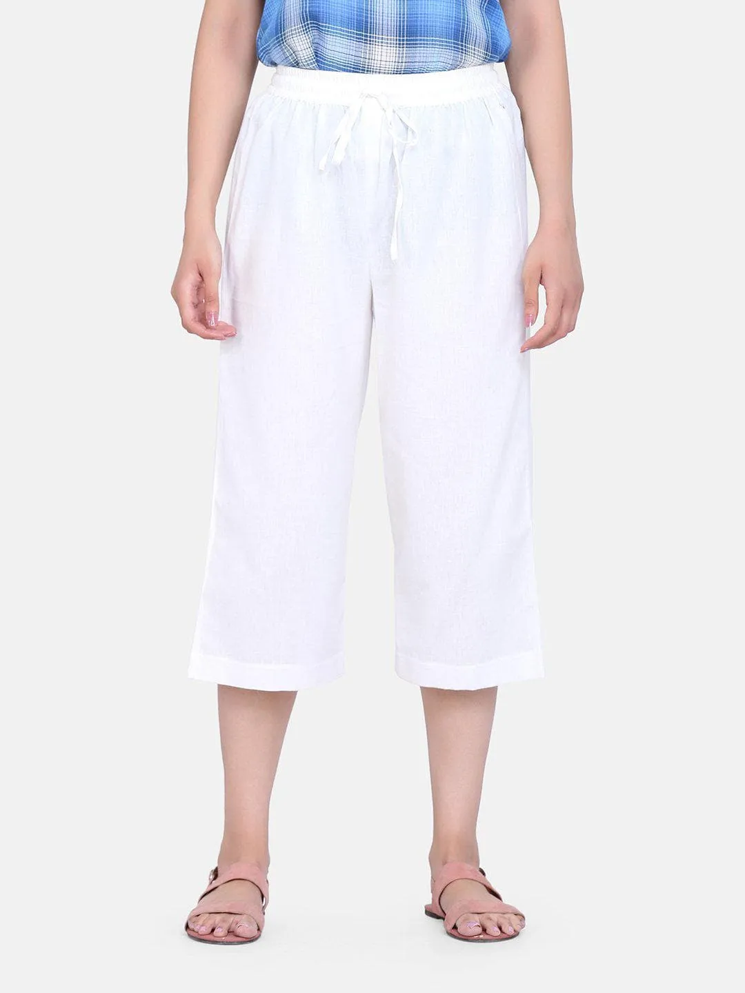 Cotton Culottes - White