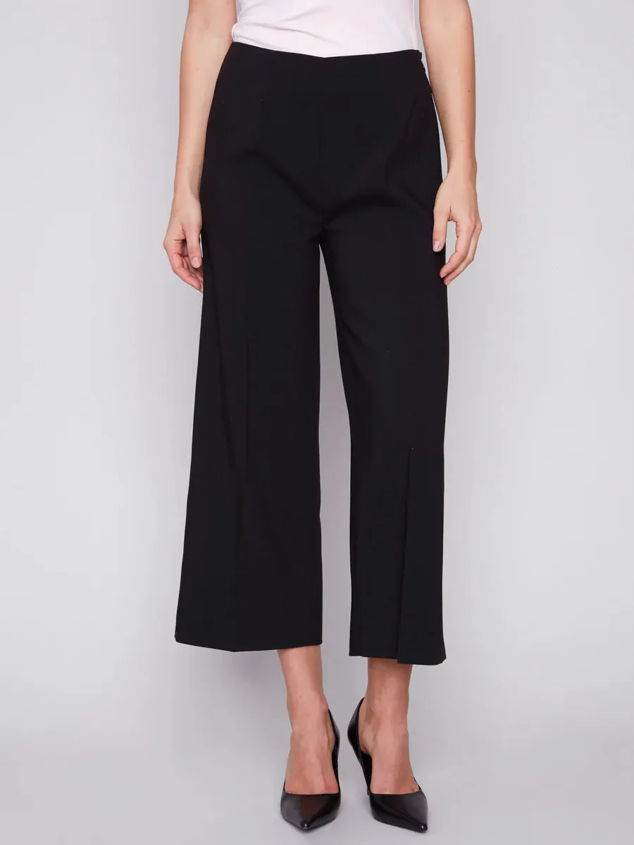 CROPPED WIDE LEG PANT