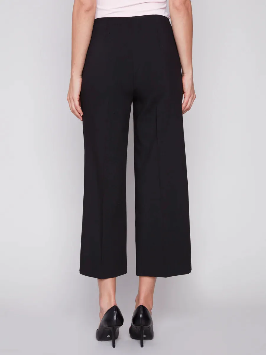 CROPPED WIDE LEG PANT