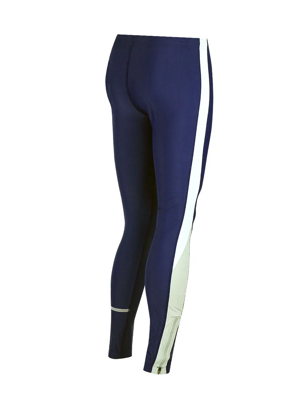 Damen Thermo Laufhose Tight Lang Blau Setprodukt