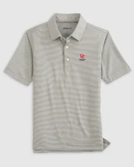 Davidson Lyndonn Jr. Striped Jersey Performance Polo