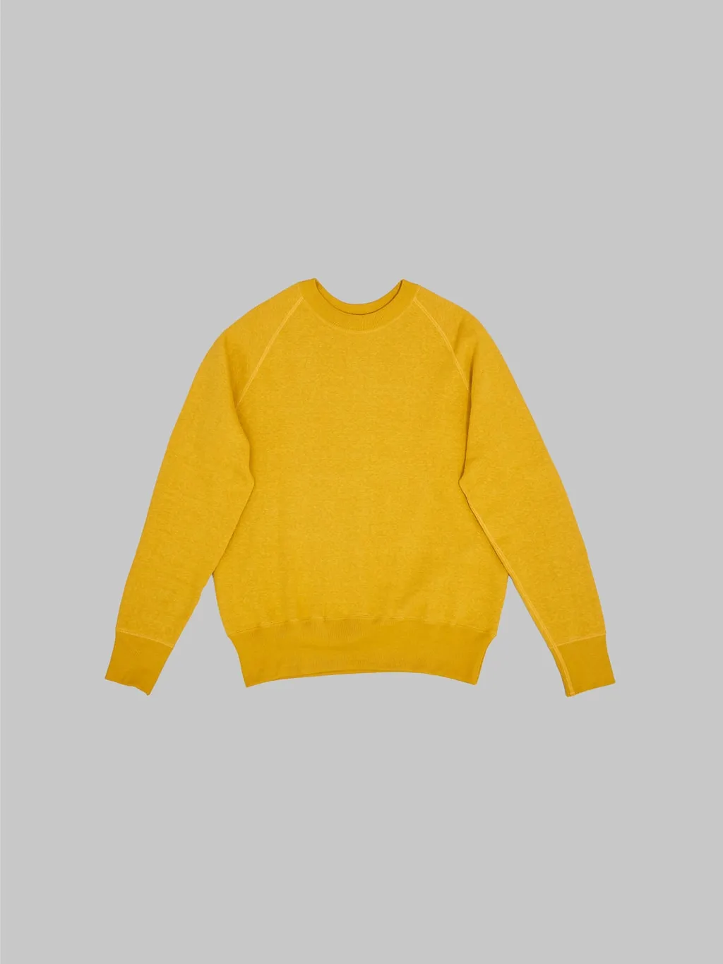 Denime By Warehouse & Co. "Lot. 261" 4-Needle Raglan Sweatshirt Yellow