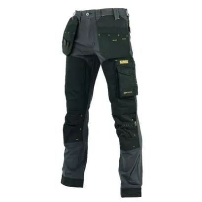 Dewalt Memphis Stretch Regular Fit Trades Work Trouser-Memphis Grey/Black