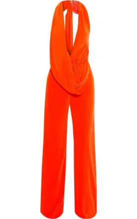 Draped Cowl Jumpsuit