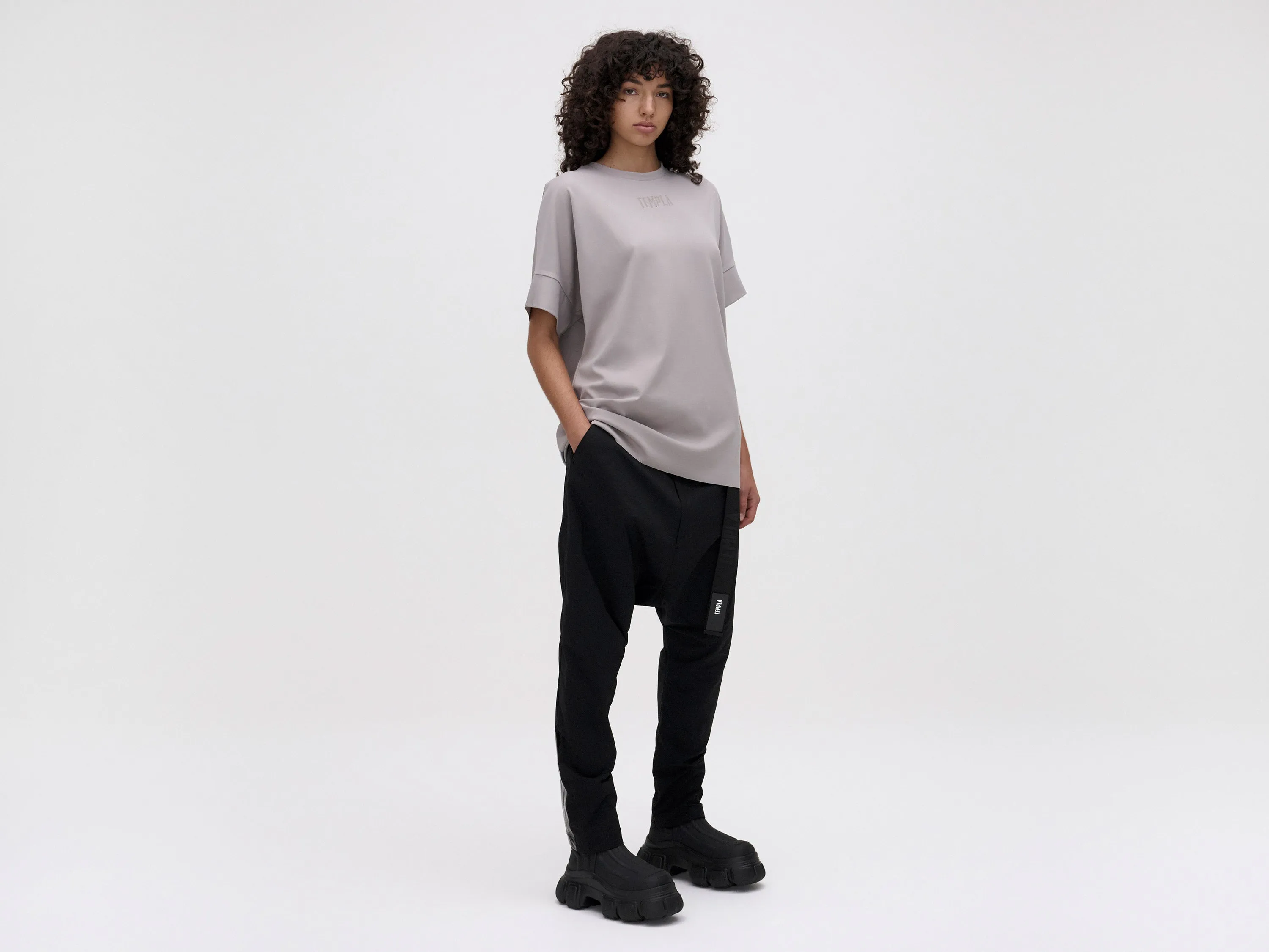 DROPPED PANT - BLACK