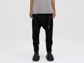 DROPPED PANT - BLACK