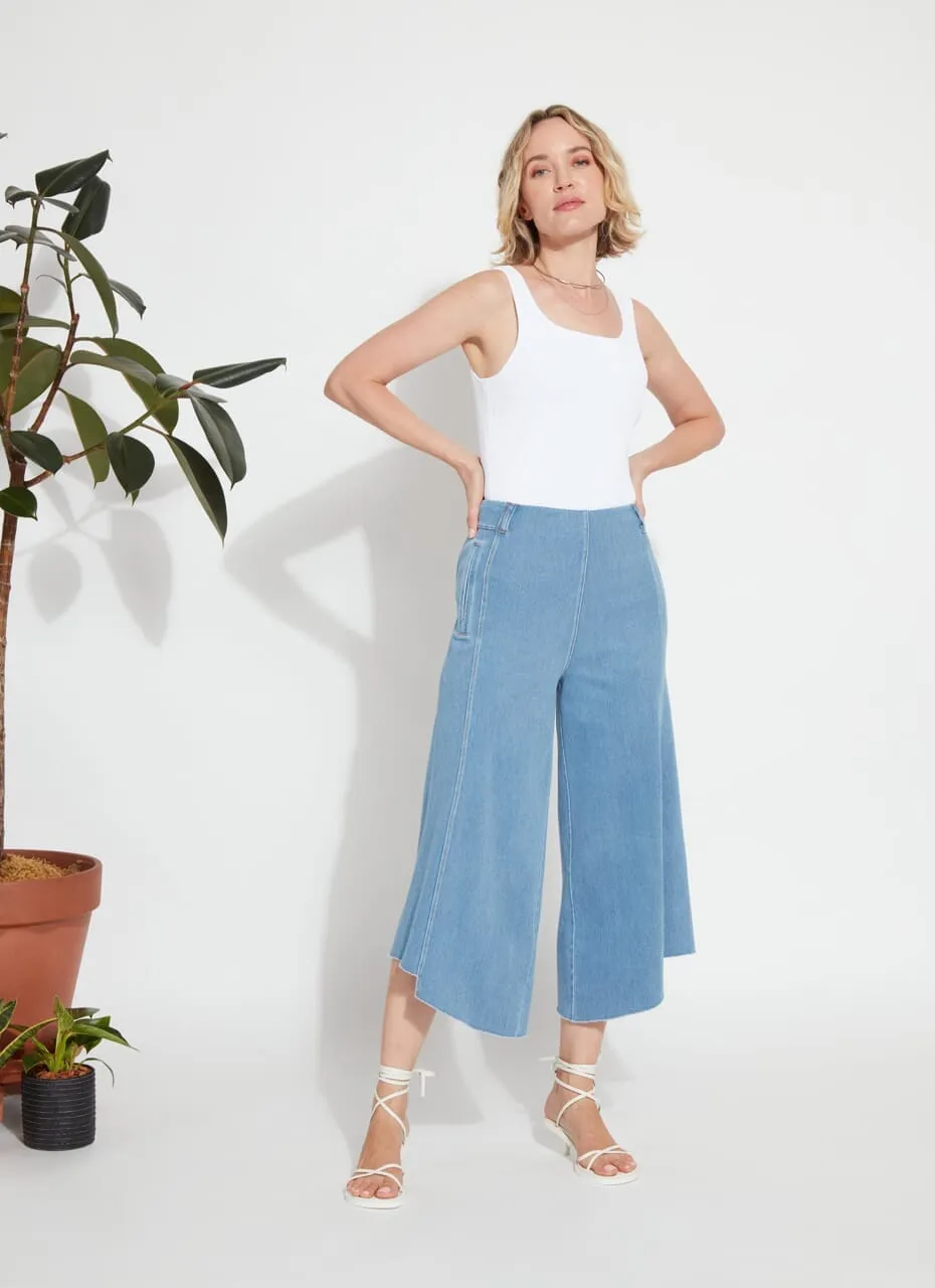 Echo Denim Culottes (23" Inseam)