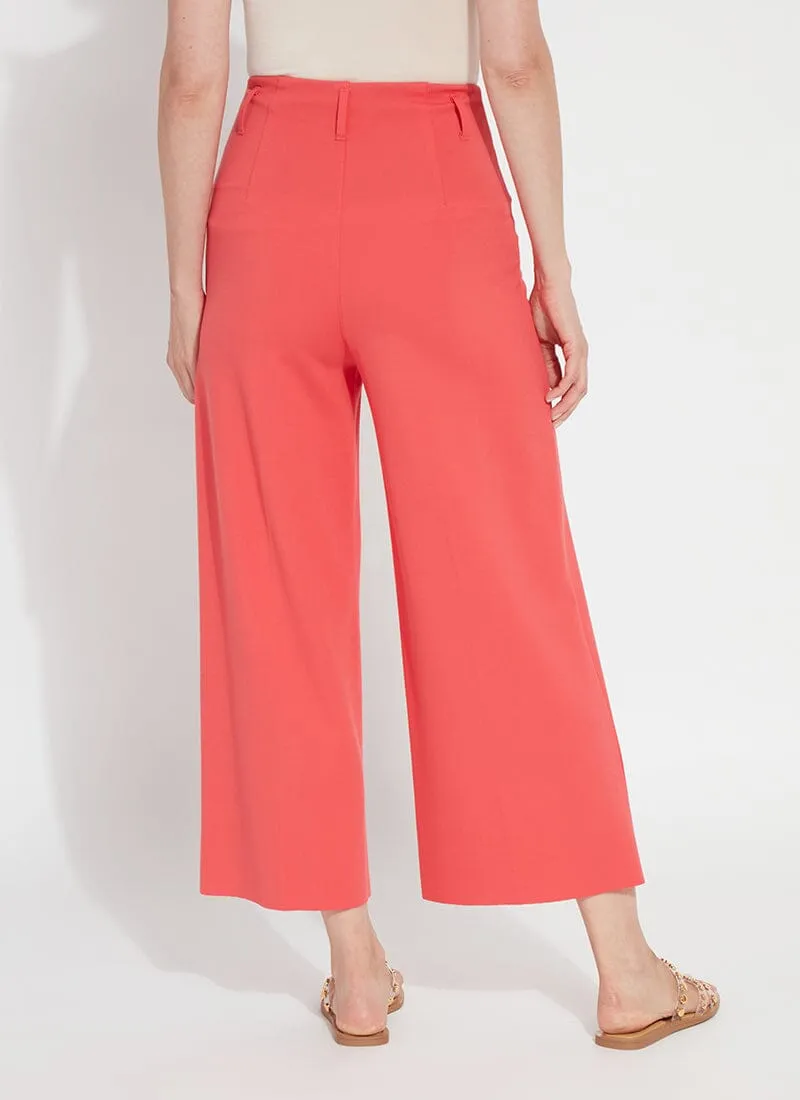 Ellis Culottes Ponte Crop (25" Inseam)