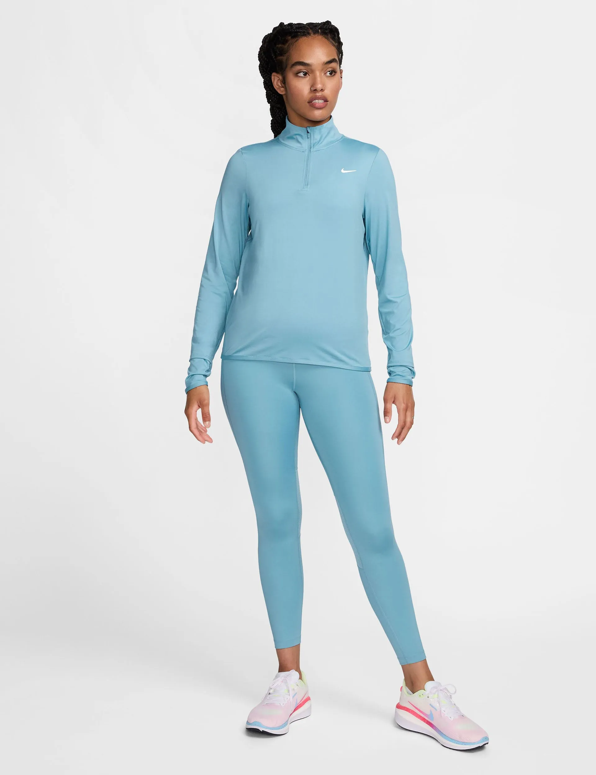 Epic Fast Pocket Running Leggings - Denim Turquoise