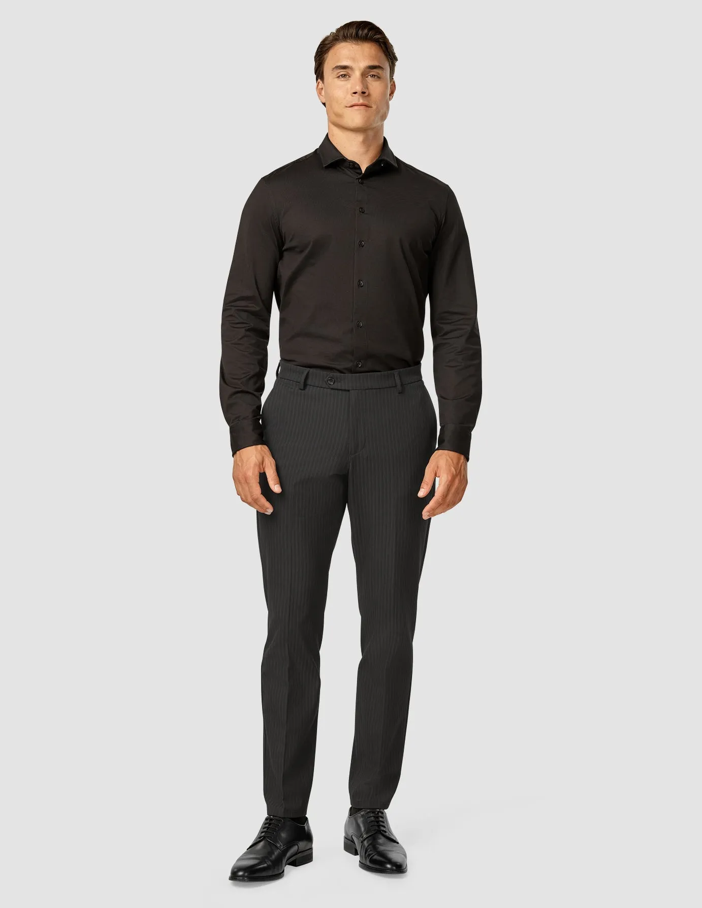 Essential Suit Pants Regular Asphalt Pinstripe