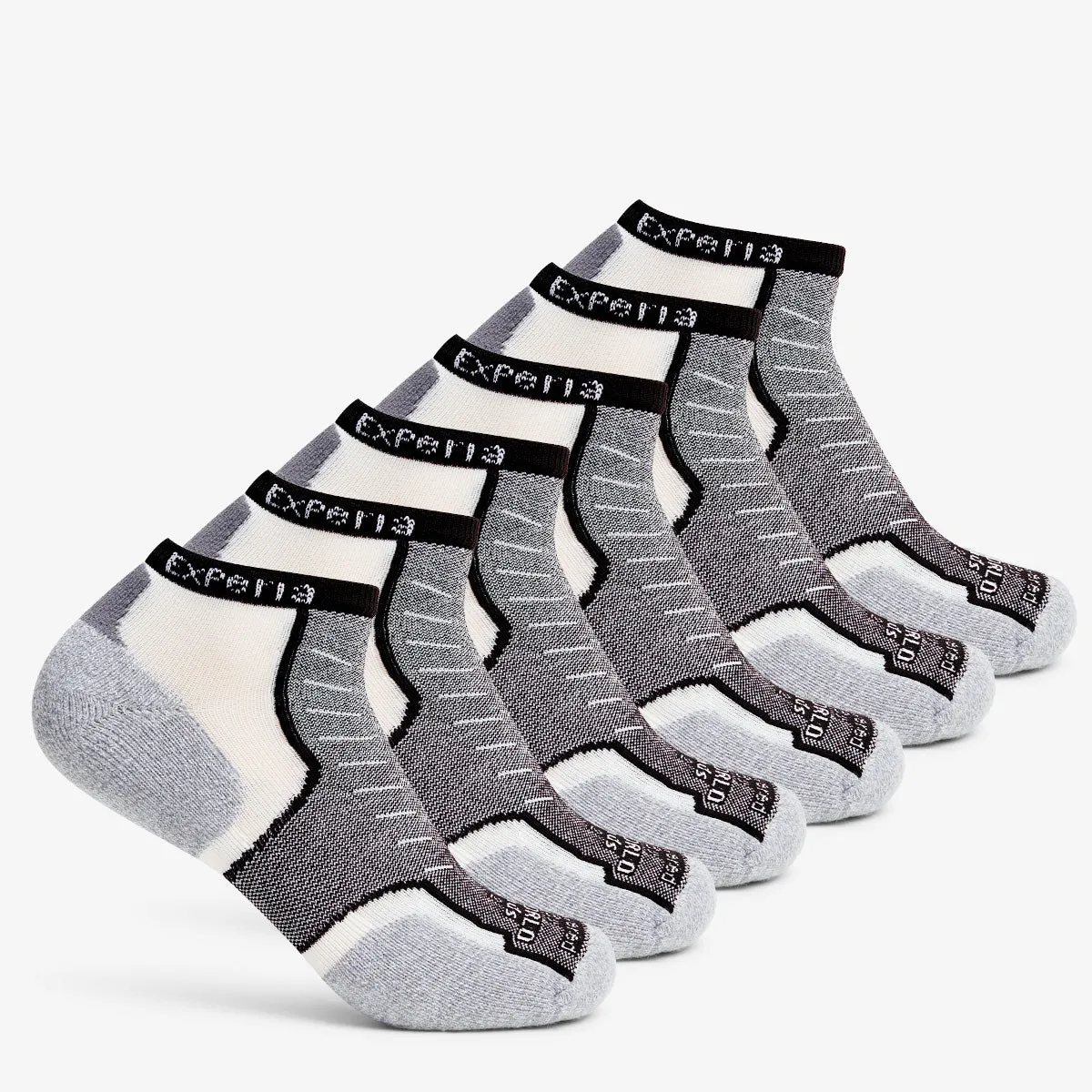 Experia TECHFIT Light Cushion Low-Cut Fitness Socks (6 Pack) | XCCU | Pay for 5, get 1 FREE!