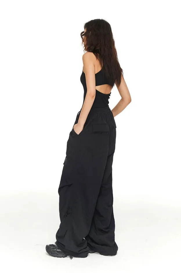 Extra Wide Leg Elastic Waist Pants