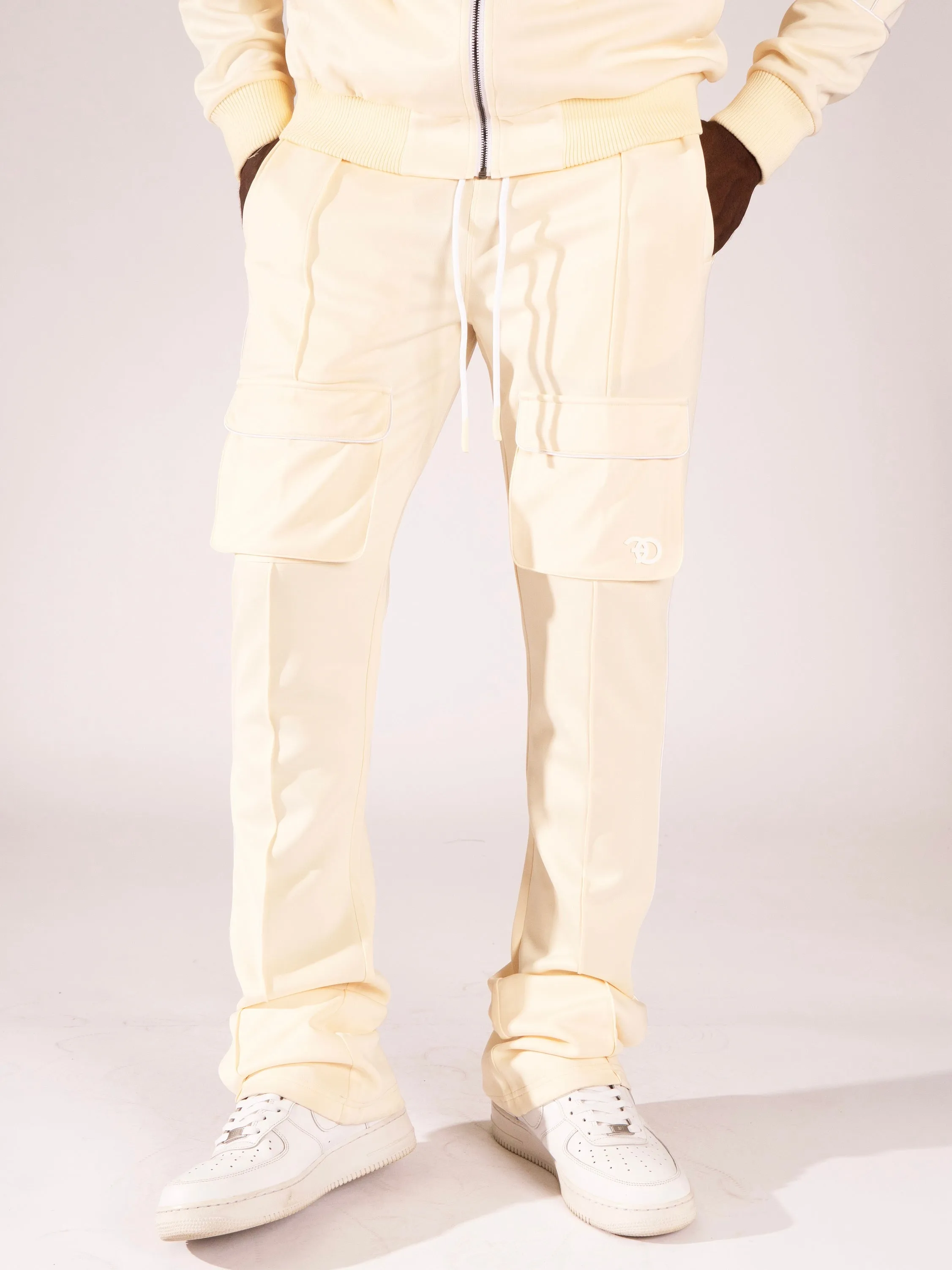 F6770 Romo Track Pants - Natural