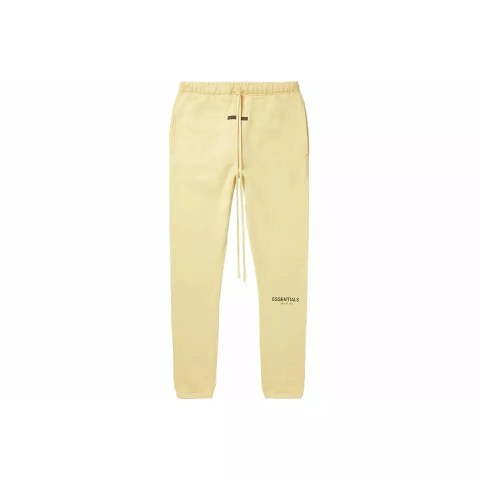 Fear of God Essentials Mr. Porter Exclusive Cotton Blend Jersey  Sweatpants Yellow