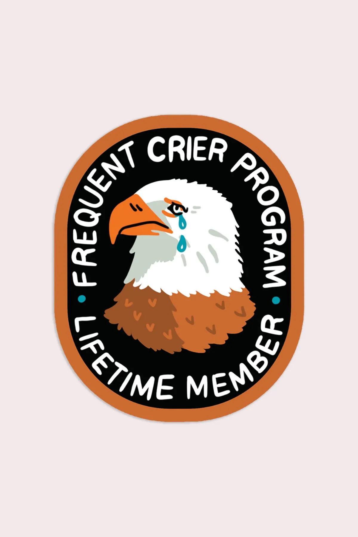 Frequent Crier Vinyl Sticker