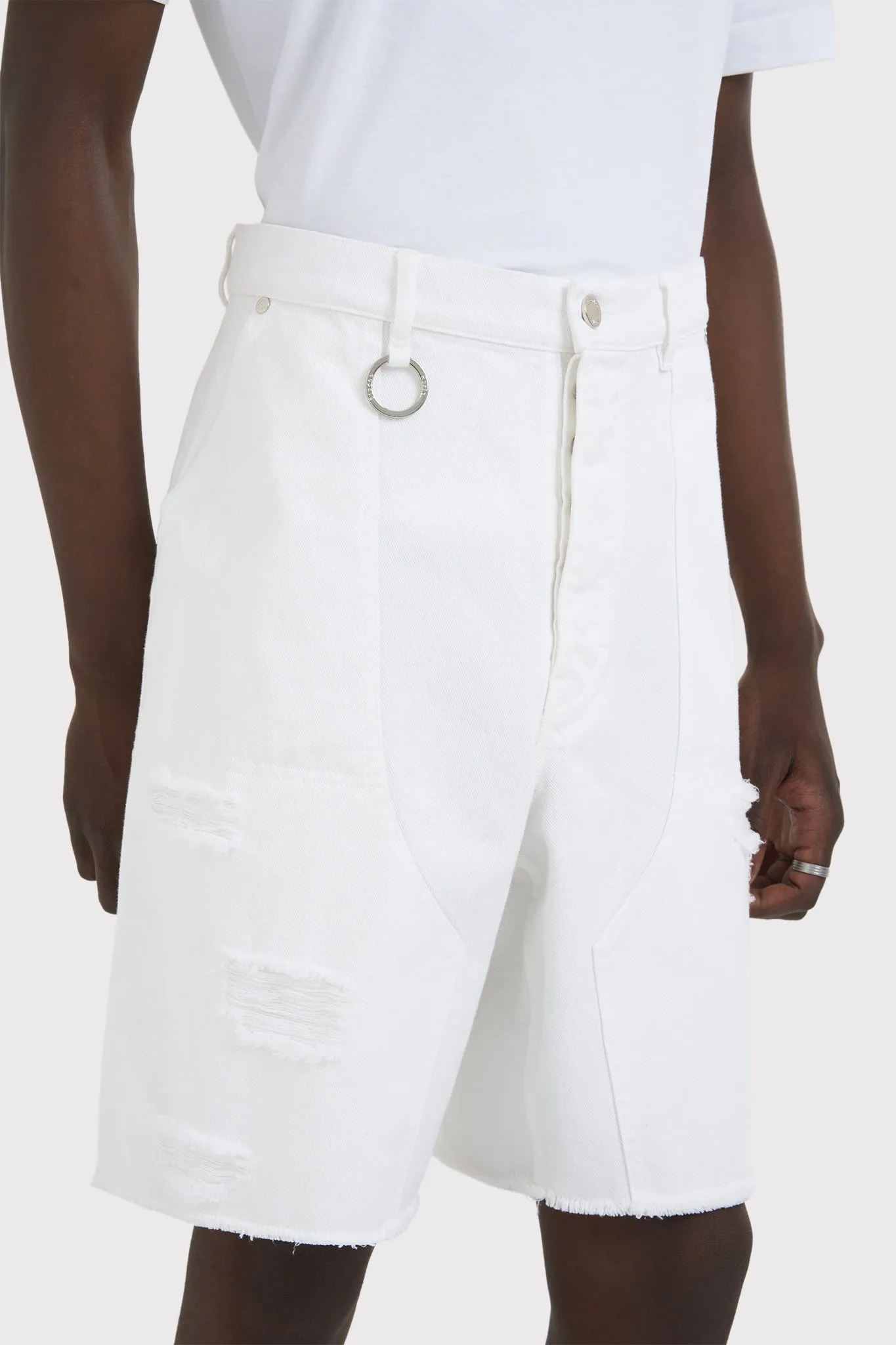 FRICHE SHORTS DENIM WHITE