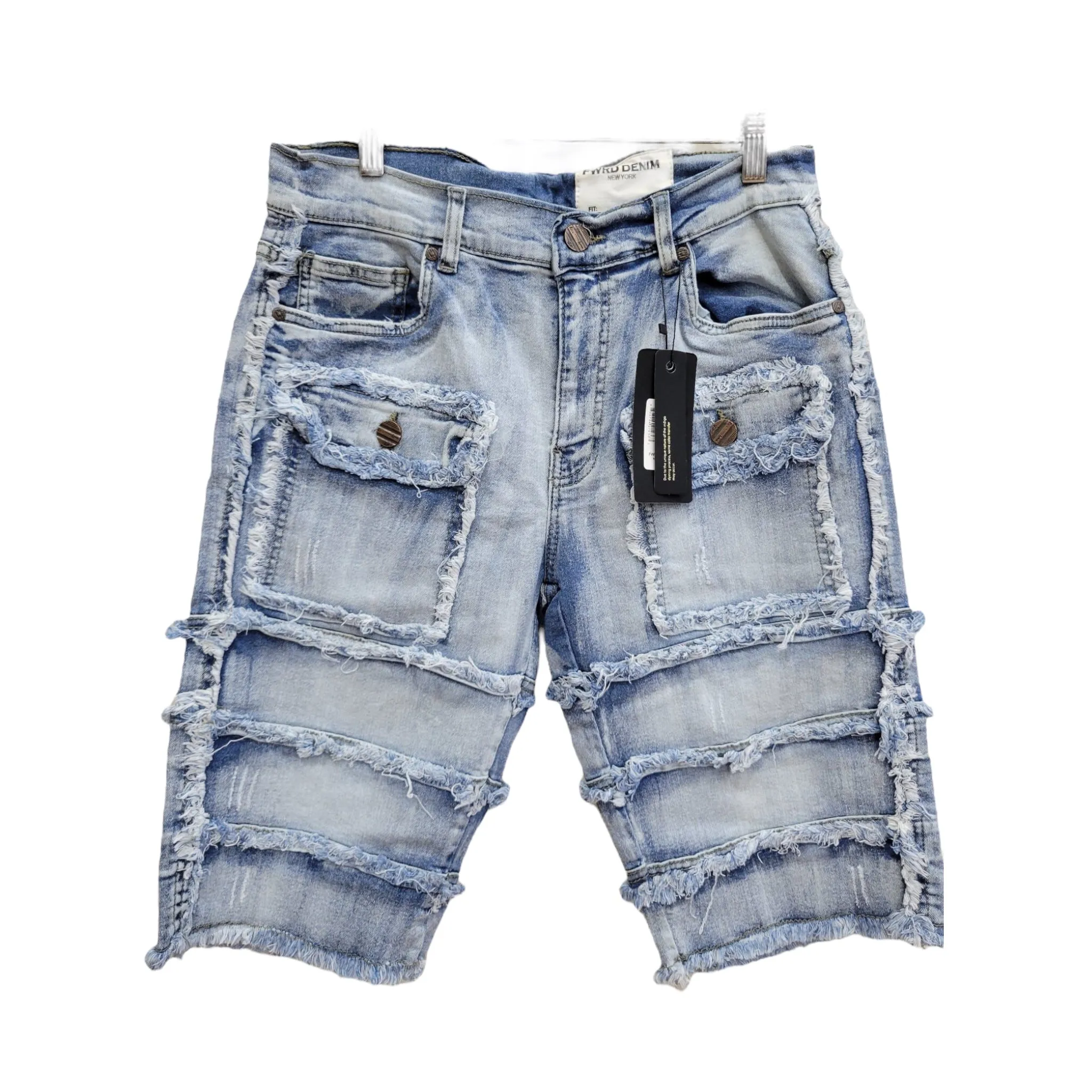 FWD: Patchwork Denim Shorts 22934