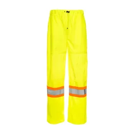 Ground Force Hi-Vis Men's Traffic Mesh Work Pants TB01Y - Yellow