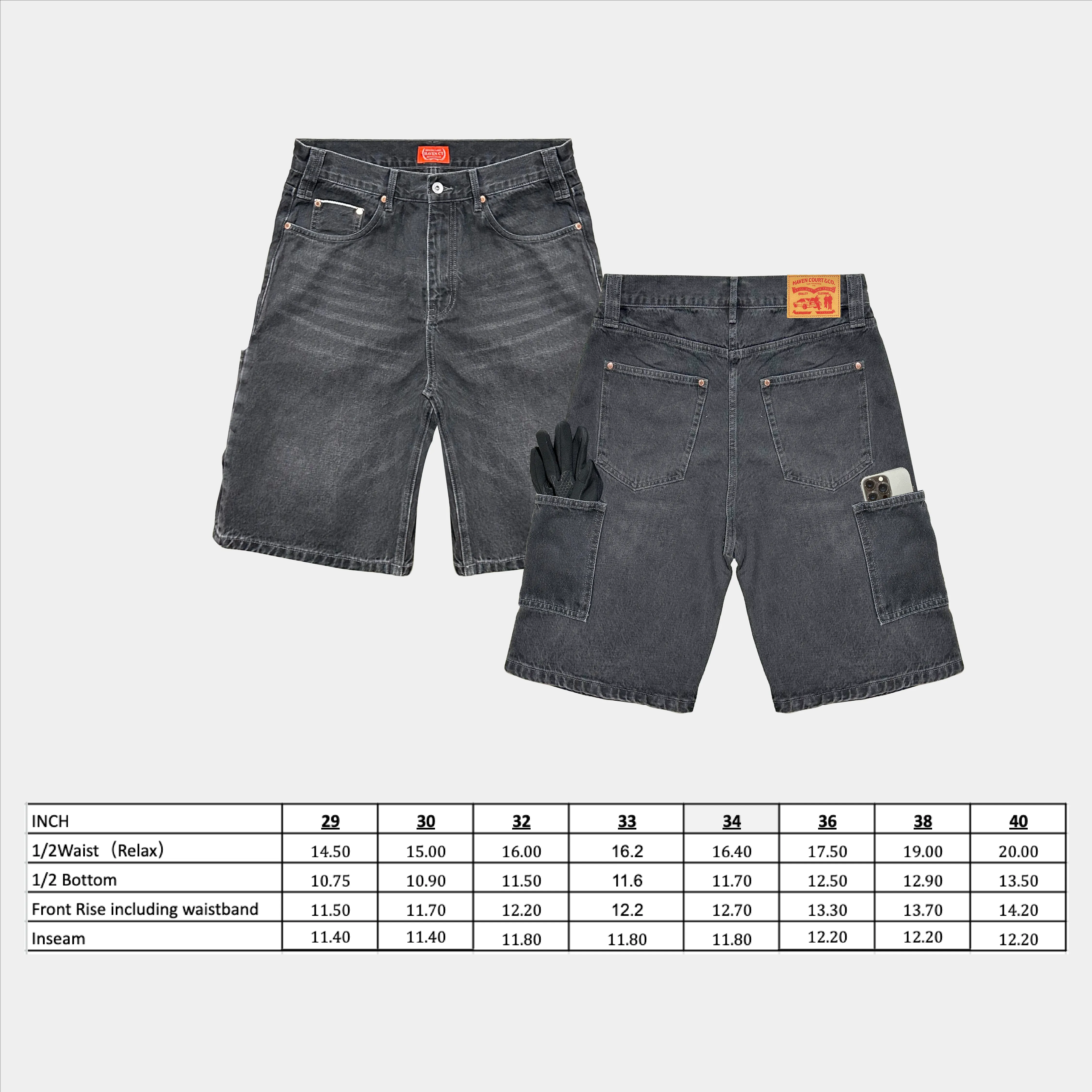 HC ES Jorts (Vintage Washed)