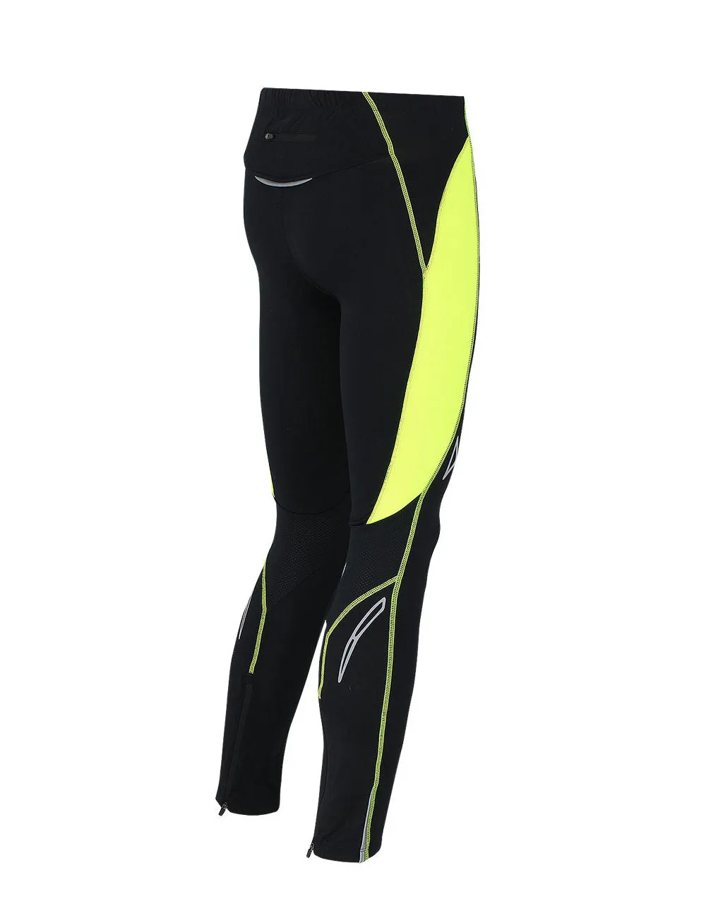 Herren Laufhose Lang Pro Air Schwarz-Neon Setprodukt