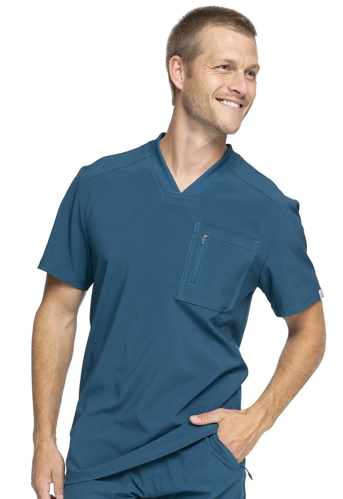 Infinity Men's Tuckable V-Neck Scrub Top CK910A