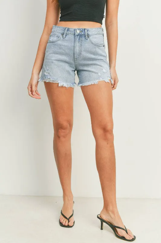 jackie short - light denim