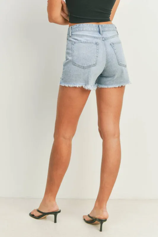 jackie short - light denim