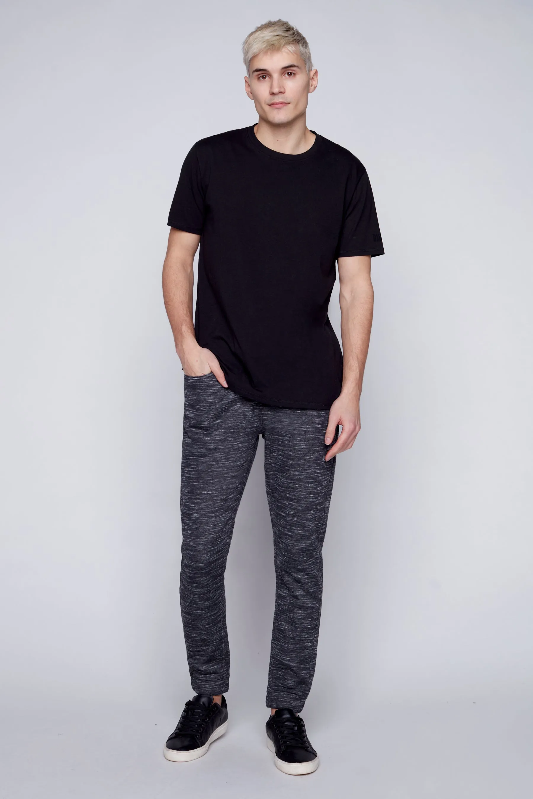 JAGGER - 5 Pocket Fleece Jogger - Heather Charcoal