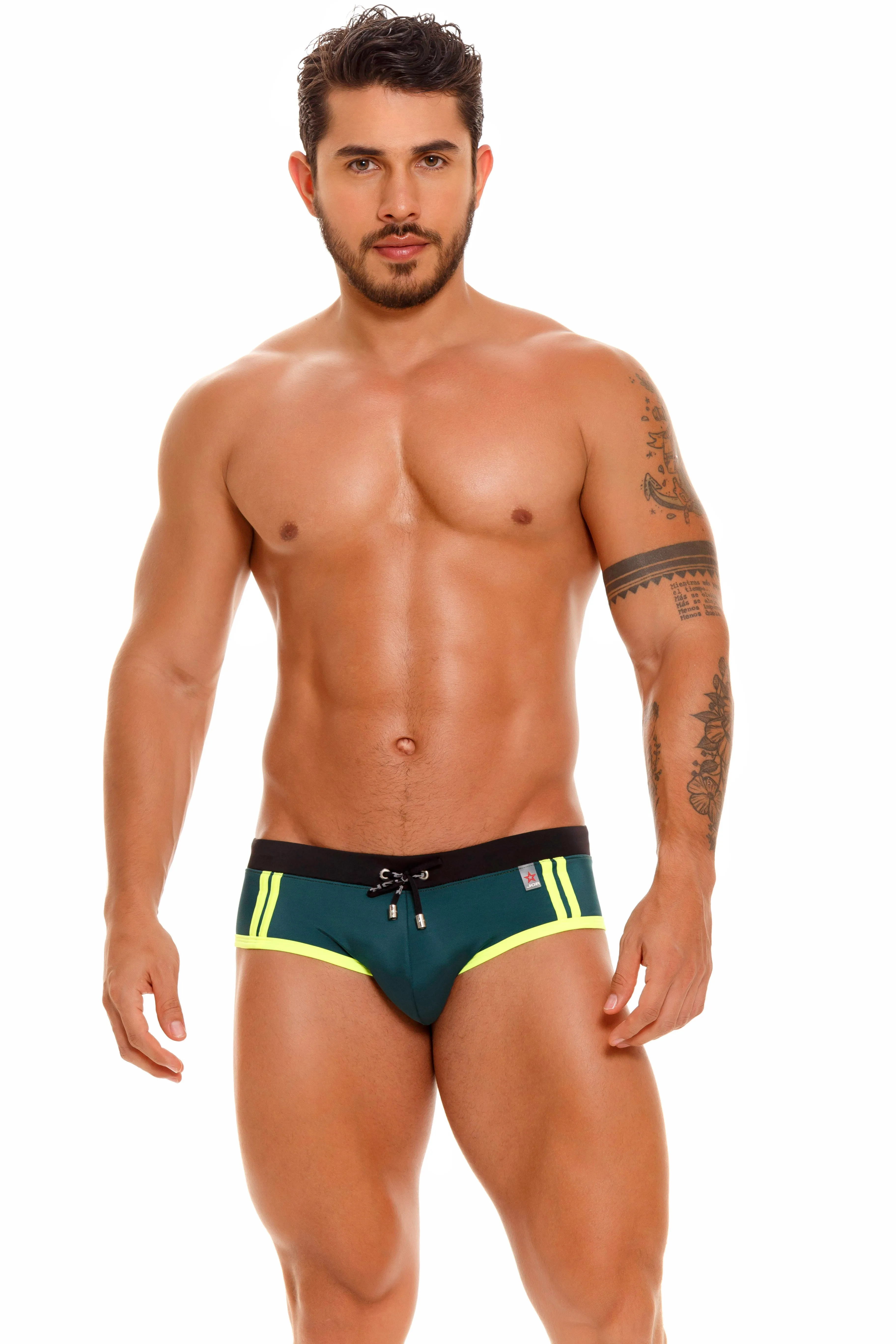 JOR Maui swim brief green