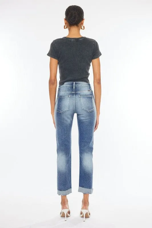 Kan Can Cuffed Crop Jeans***Online Only***