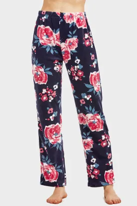 LADIES FLEECE PAJAMA PANTS (PJ001)