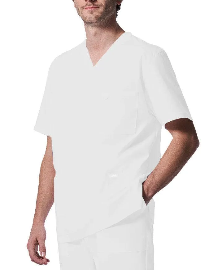 Landau ProFlex Men's 4 Pocket V-Neck Scrub Top