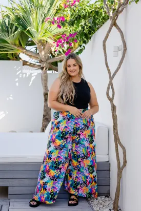 Larsa Pants in Electric Zee by Kasey Rainbow