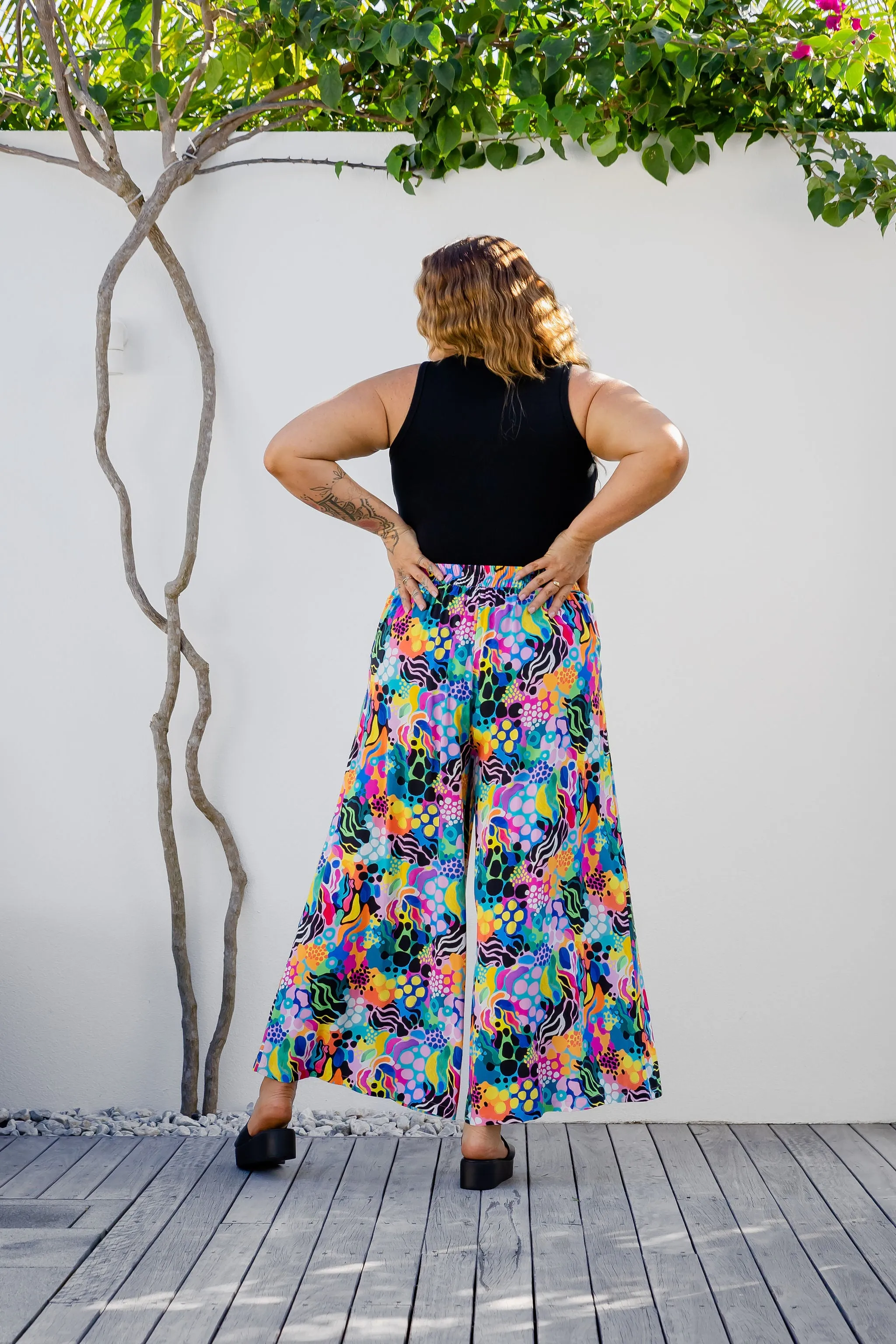 Larsa Pants in Electric Zee by Kasey Rainbow